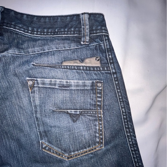 Diesel Darron Dark Wash Jeans Straight Leg 100% Cotton Size 32 - Picture 8 of 14